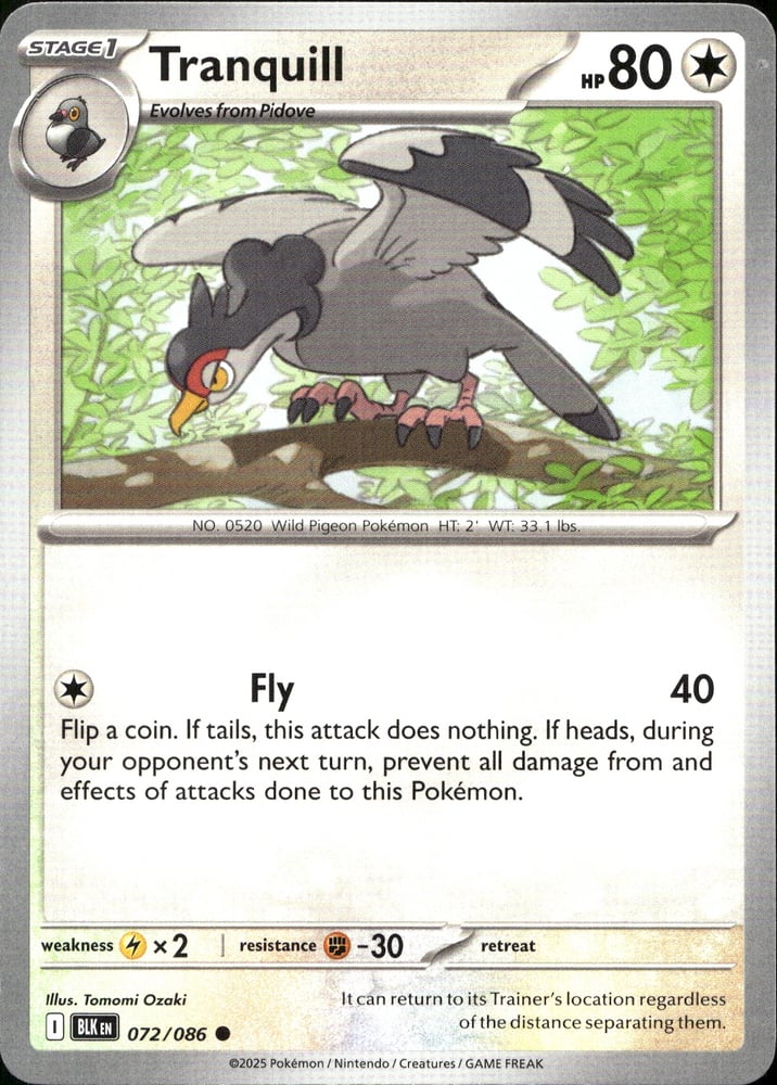 Tranquill - SV10.5B 72/86