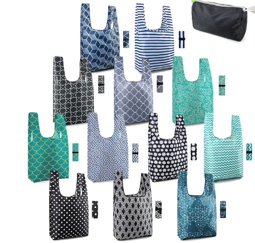 BeeGreen Reusable Foldable Shopping Totes