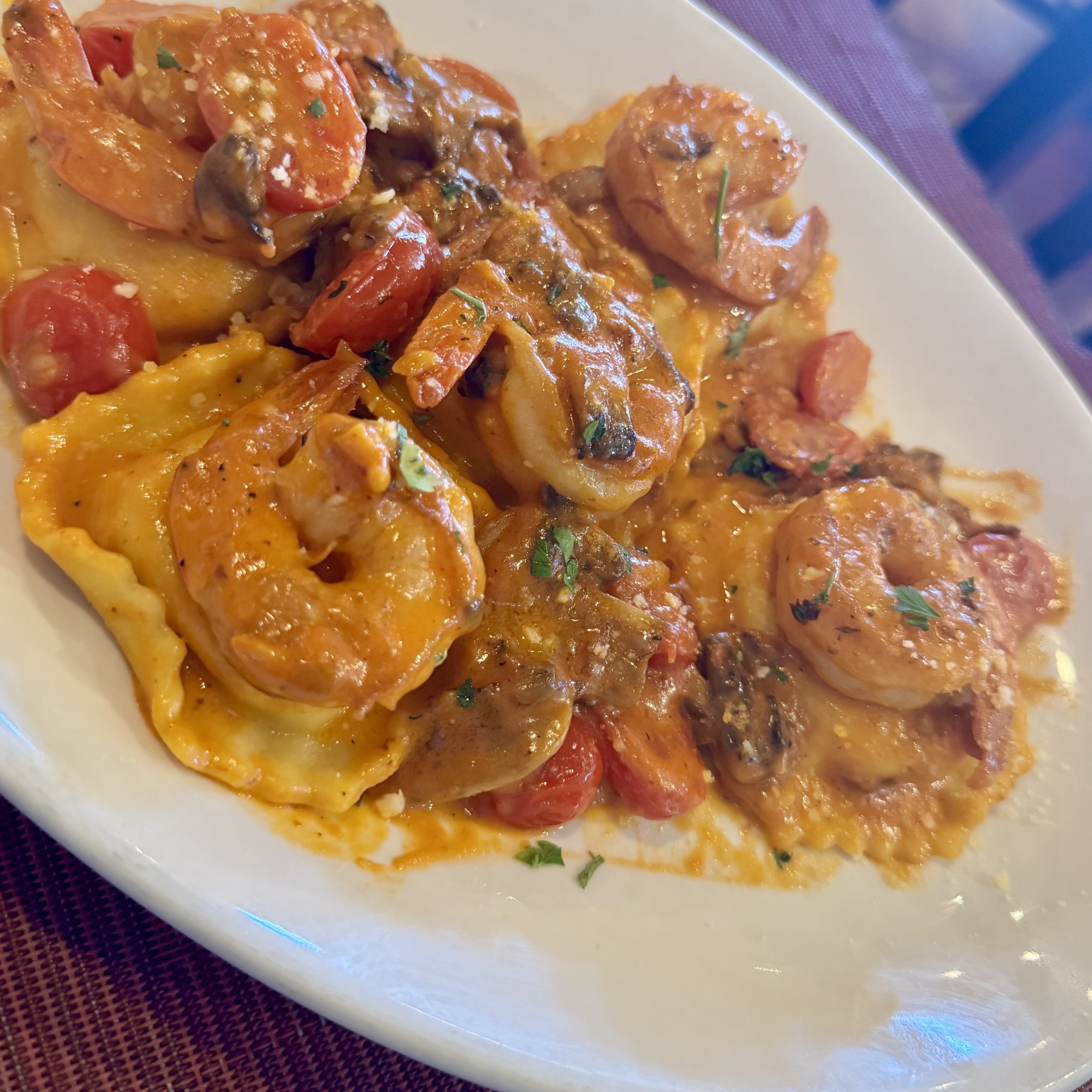 Lobster Ravioli - Dinner