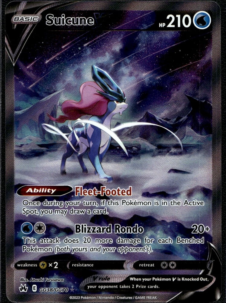 Suicune V - SWSH12.5GG GG38/70