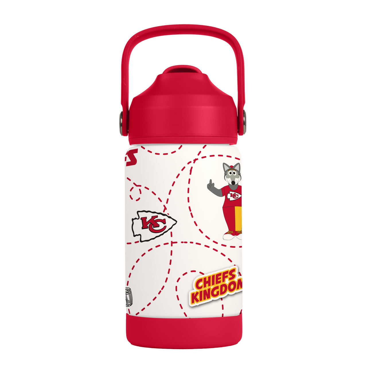Kansas City Chiefs Kids Stainless Steel Mascot Bottle 12oz