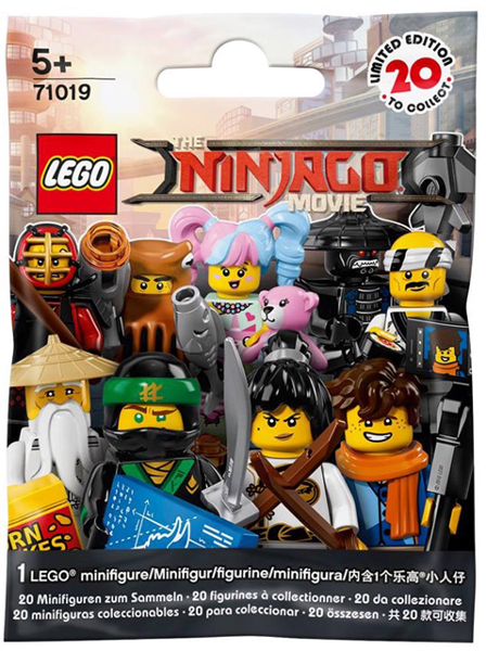 71019-1 Minifigure, The LEGO Ninjago Movie (Complete Random Set of 1 Minifigure)