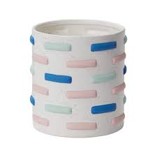 White Marlin Ceramic Pot, 5.5"