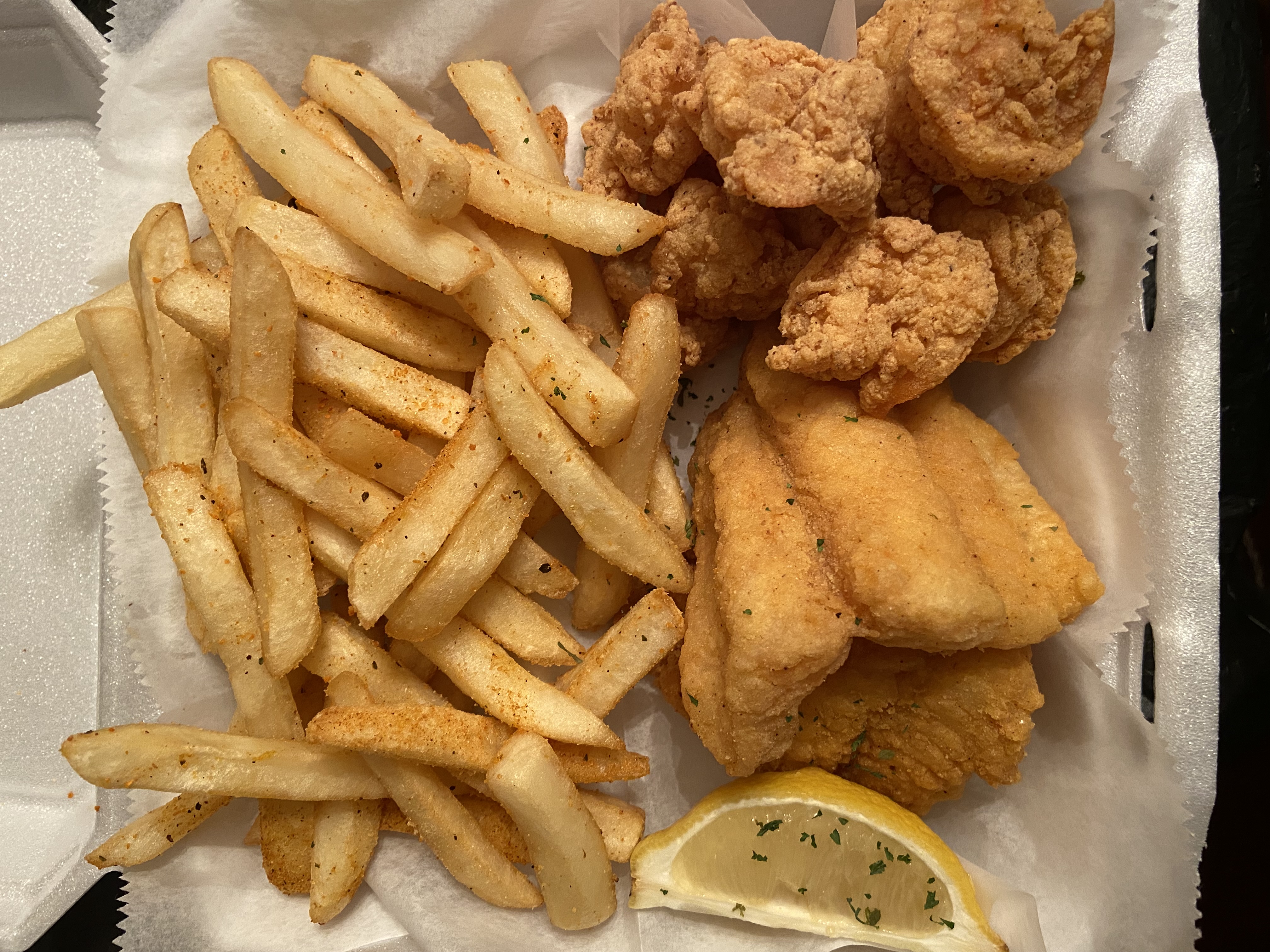 Fish and Shrimp Combo