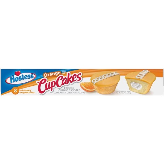 Hostess Orange Cupcake Multi-Pack, 13.1 oz 8 ct (1)