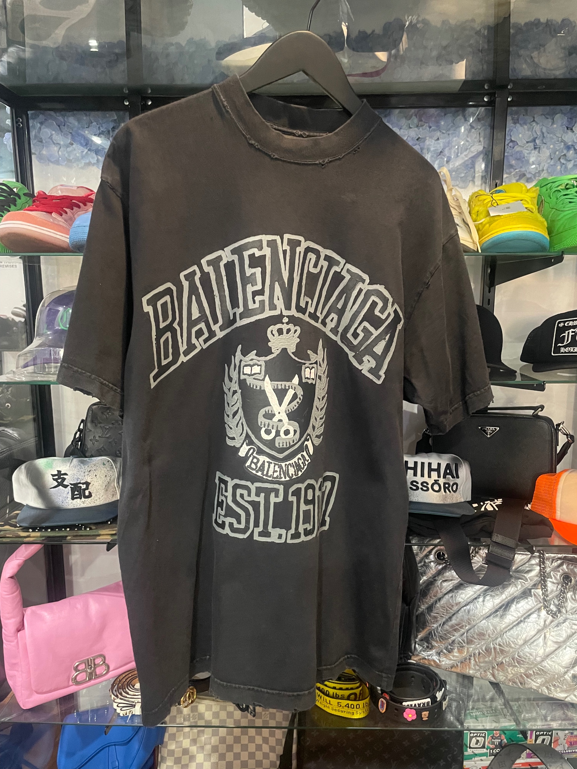 Balenciaga black t-shirt size S (used)