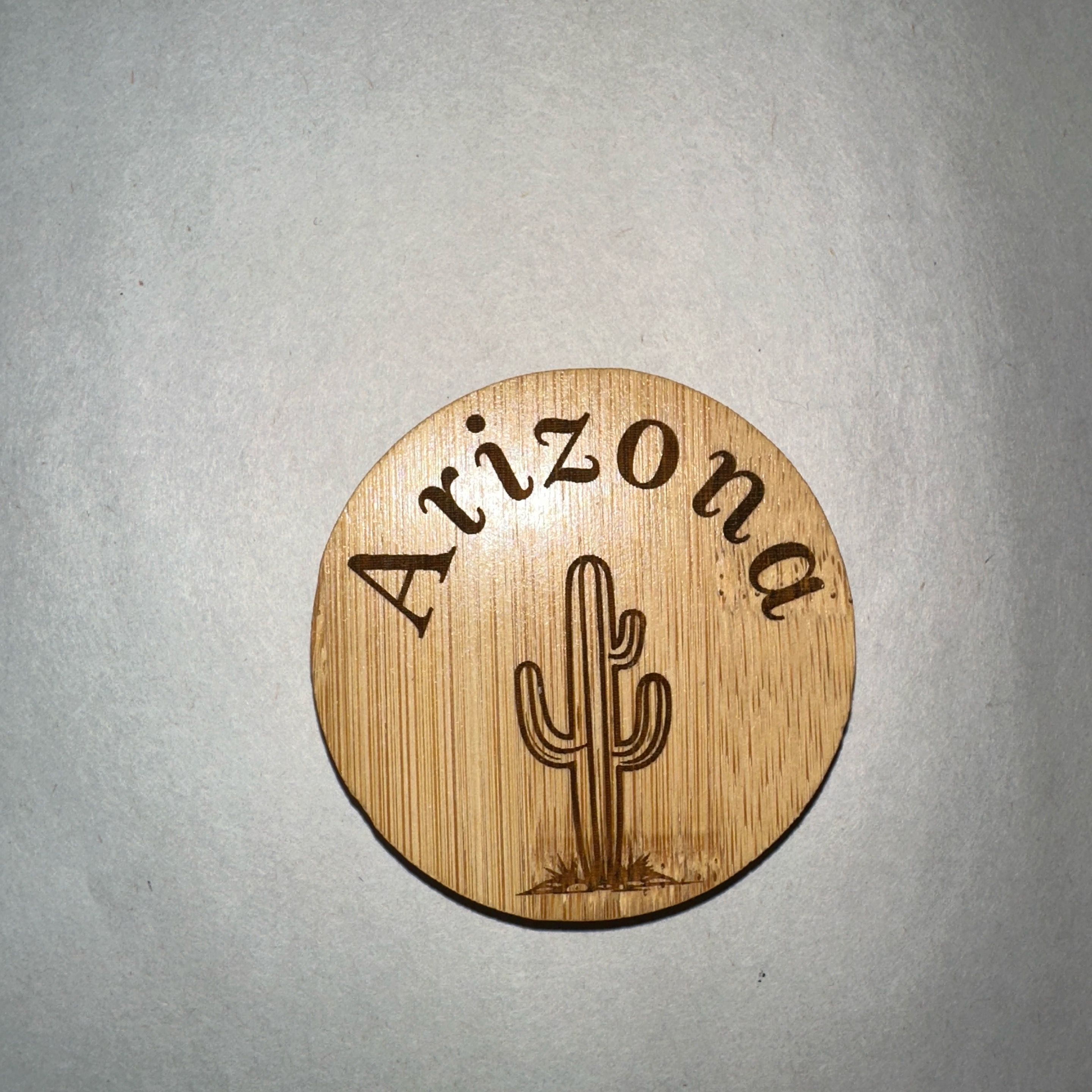 BO Round Wood - Saguaro Cactus