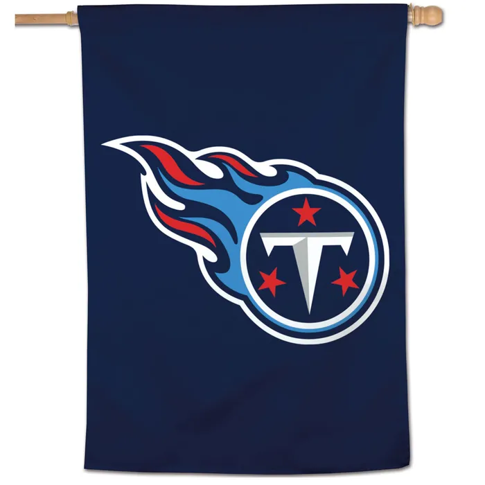 Tennessee Titans Navy Primary Logo House Flag 28x40"