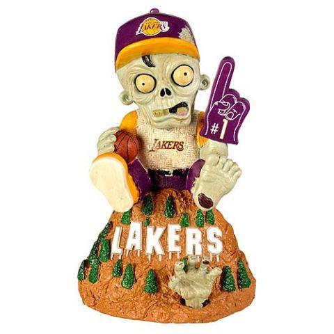 Los Angeles Lakers On Logo Zombie Figurine