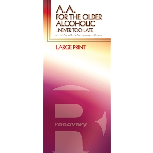 P-22 A.A. For The Older Alcoholic (large print)