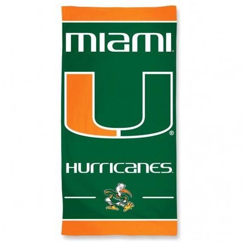 Miami Hurricanes Beach Towel