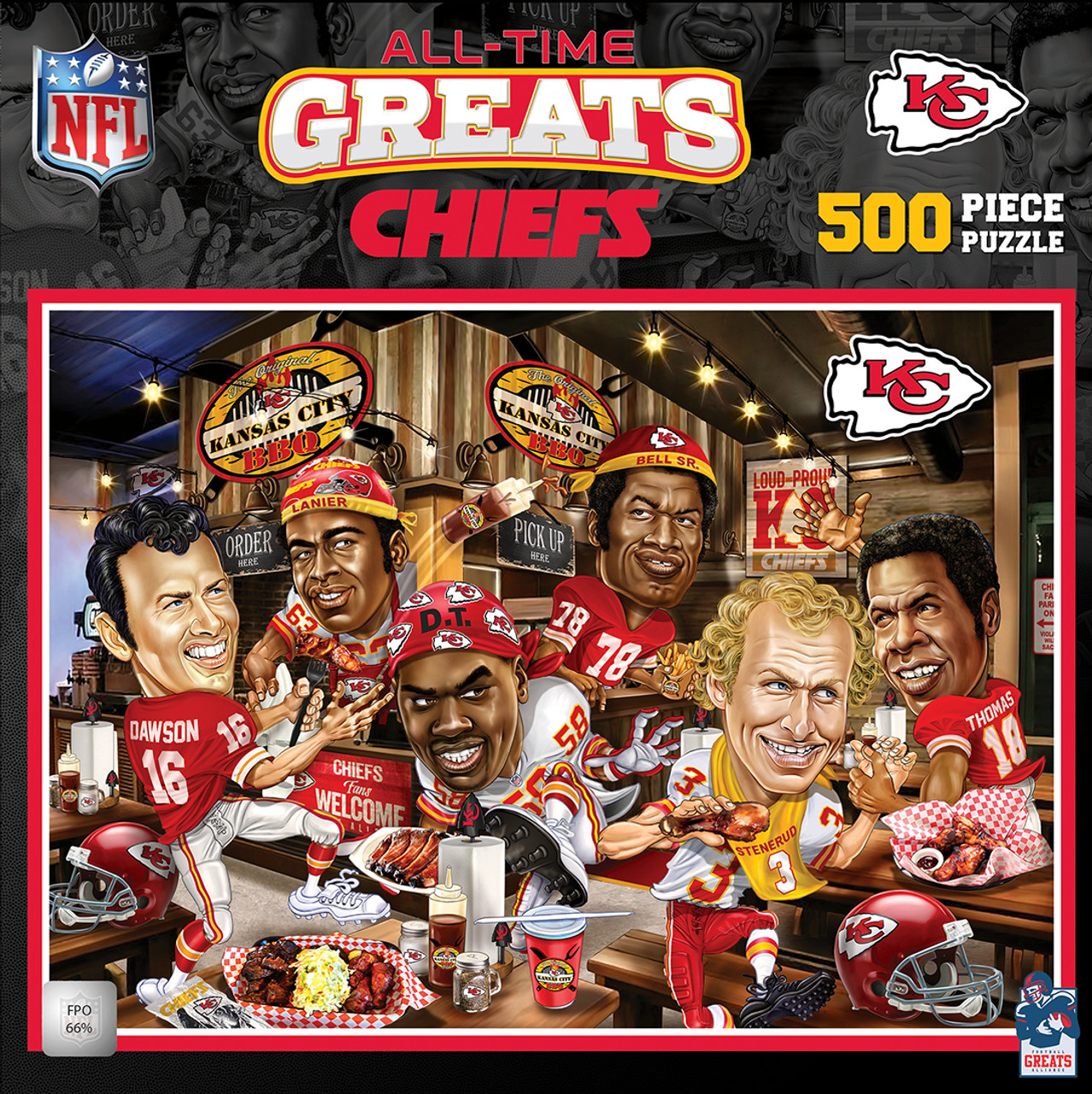 Kansas City Chiefs All-Time Greats Puzzle 500ct