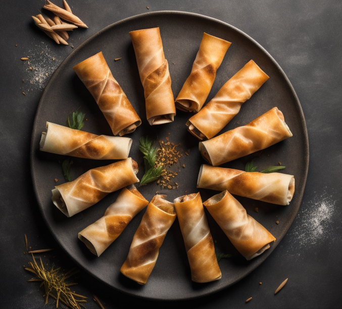 Vegan Spring Rolls (6pcs)