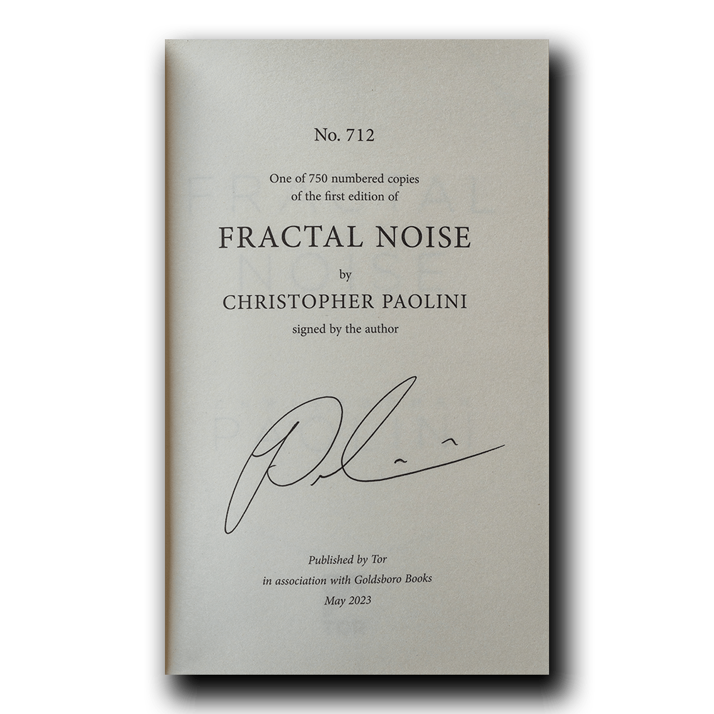 Paolini, Christopher -- Fractal Noise [Book]