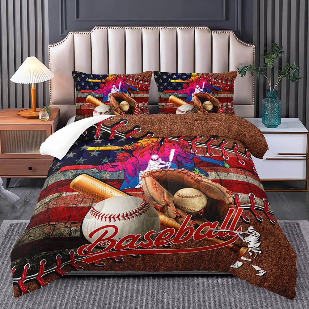 All-Star Baseball Glory Quilt Cover Set
