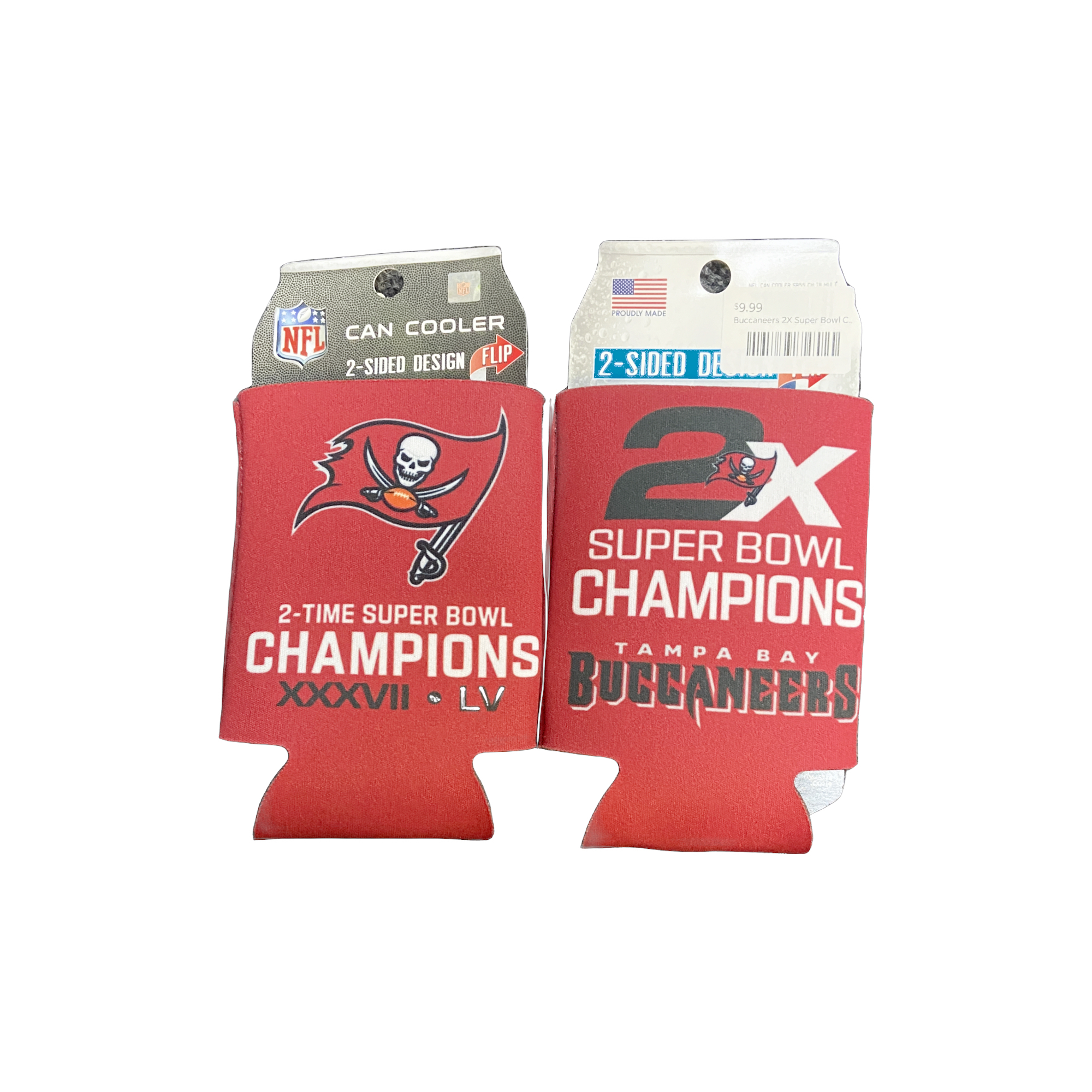 Tampa Bay Buccaneers 2X Super Bowl Champs Can Cooler