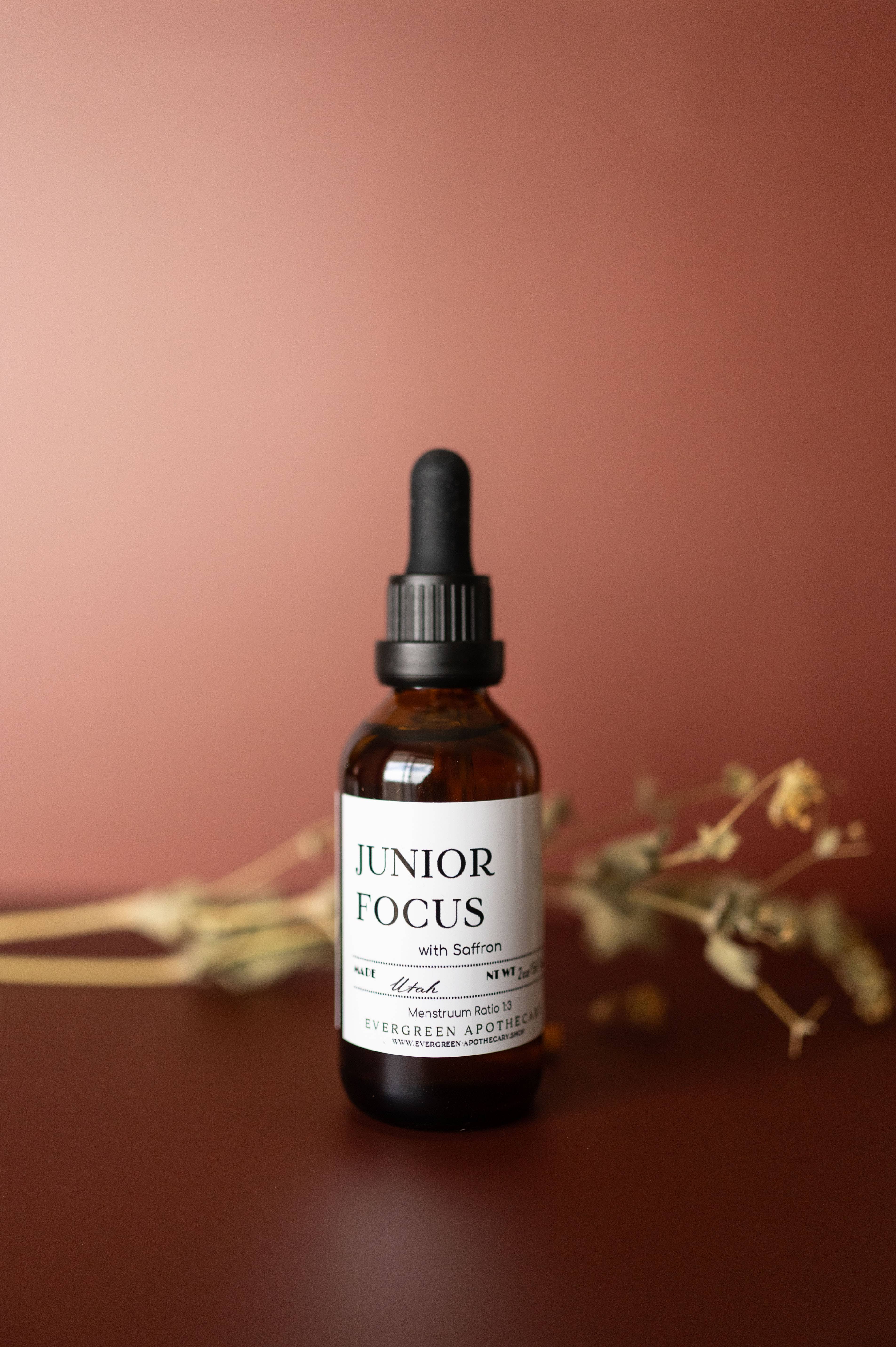 Junior Focus (Saffron) Tincture, Alcohol Free