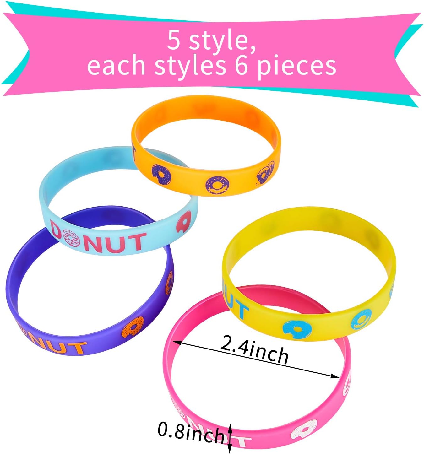 Donut Silicone Bracelet