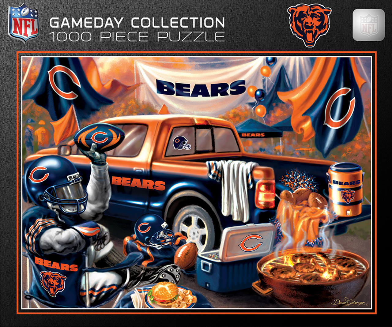 Chicago Bears 1000 Piece Gameday Design Puzzle
