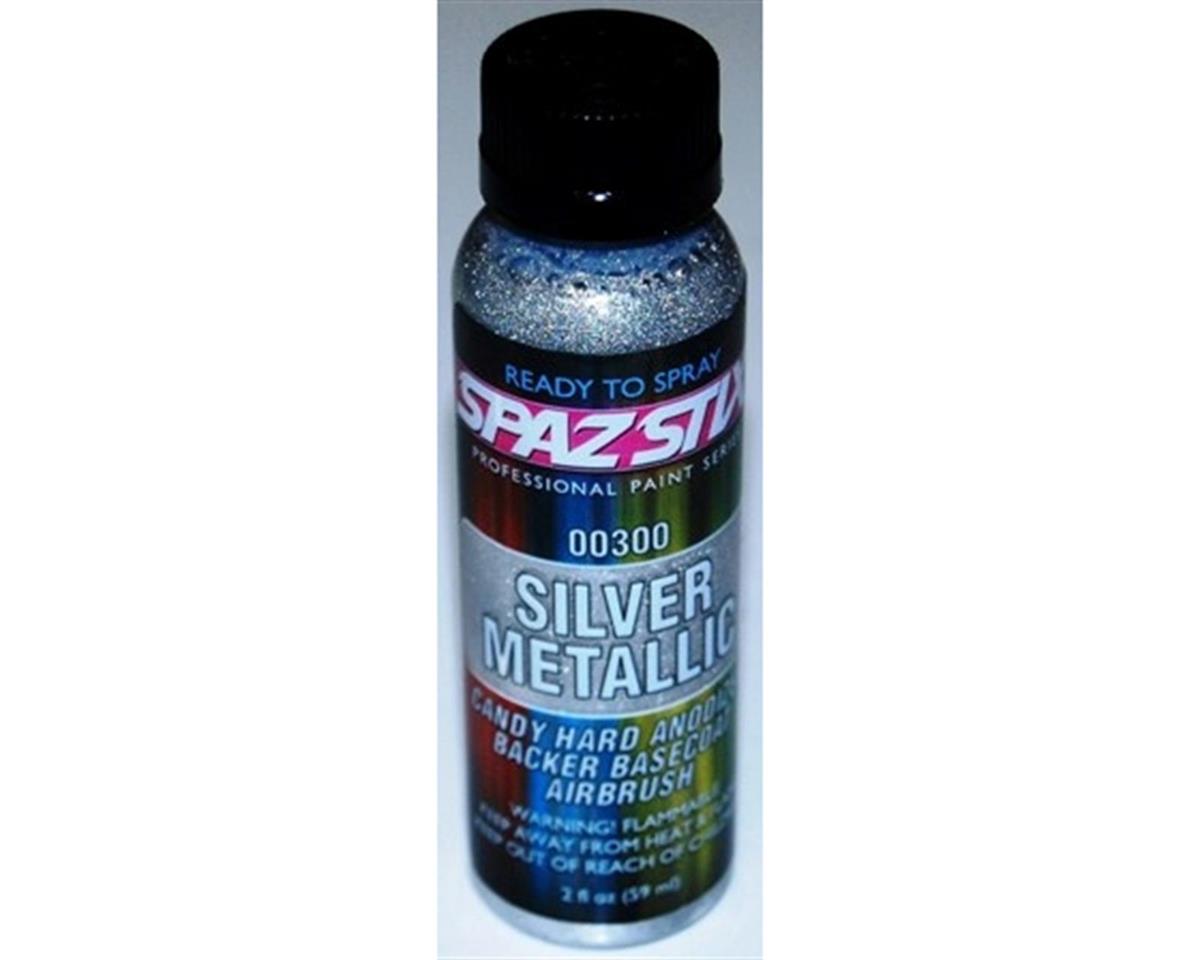 Silver Metallic Color or Candy Backer Airbrush Paint 2oz 00300