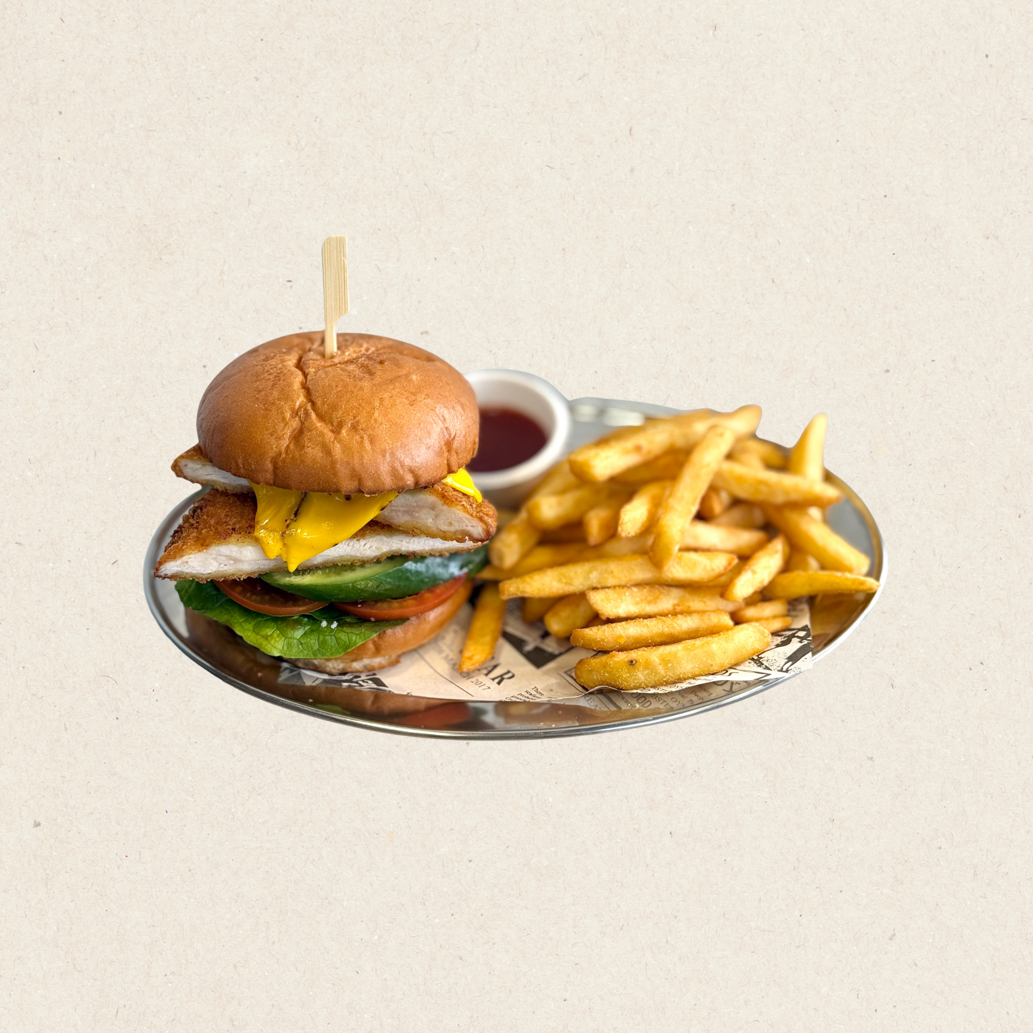 Chicken Schnitzel Burger