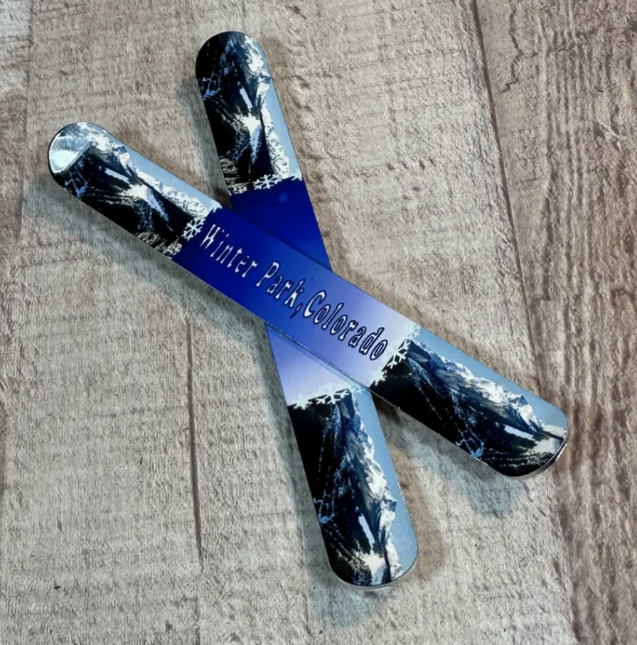 Vail Mountain View Ski Magnet