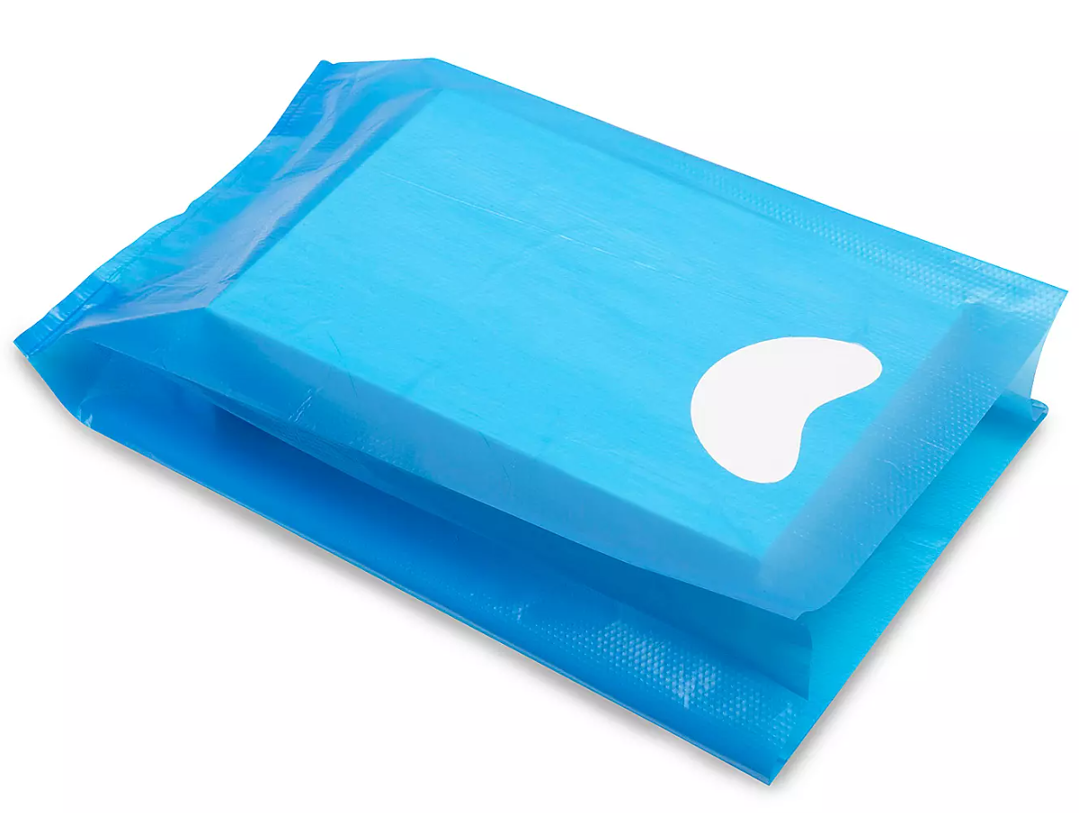 Blue Merch Bag 7x3x12 1000/ct