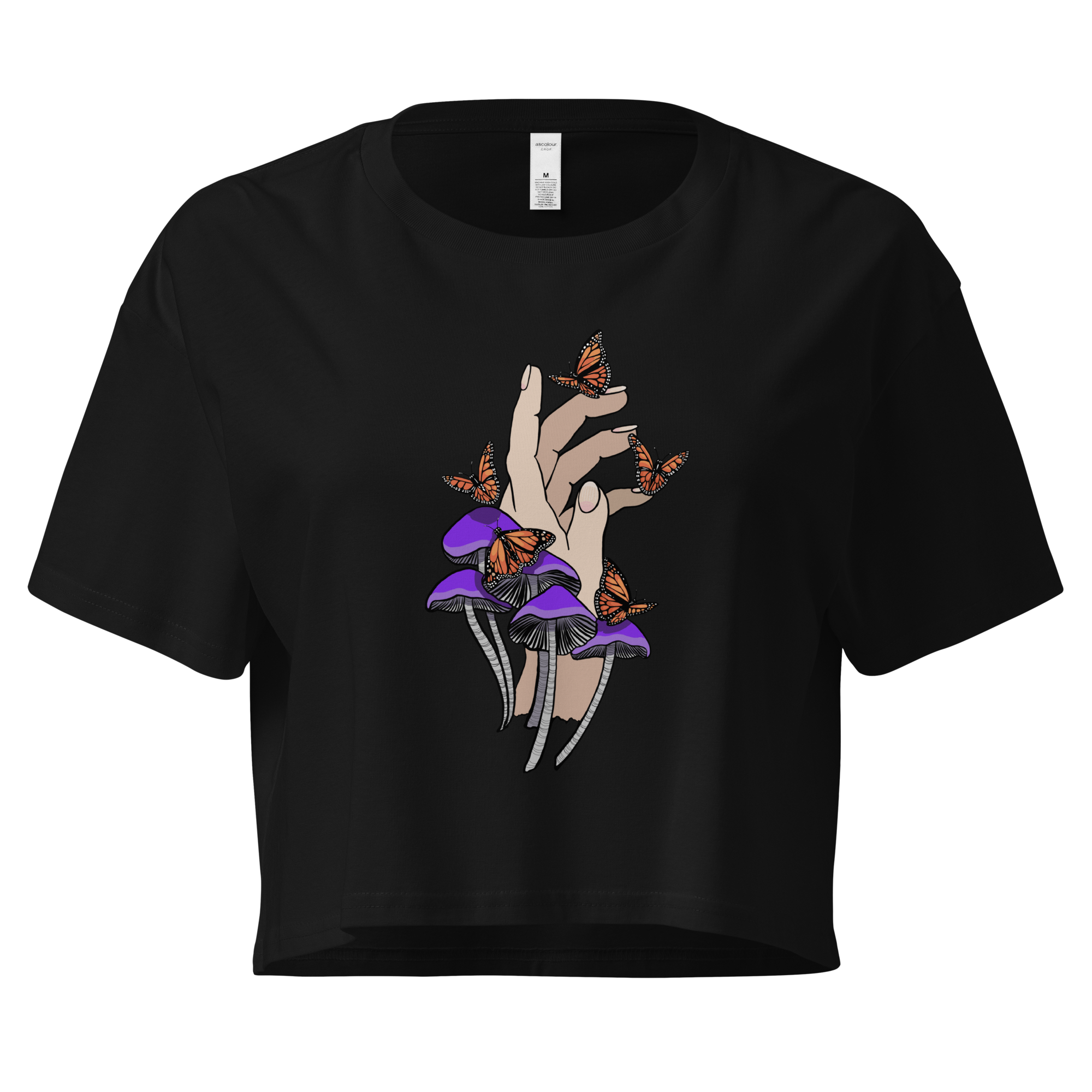 Butterfly & Mushroom Tee – Growth & Change Edition
