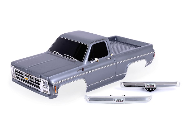 TRX4 1979 K10 Truck Body Silver 9212-SLVR