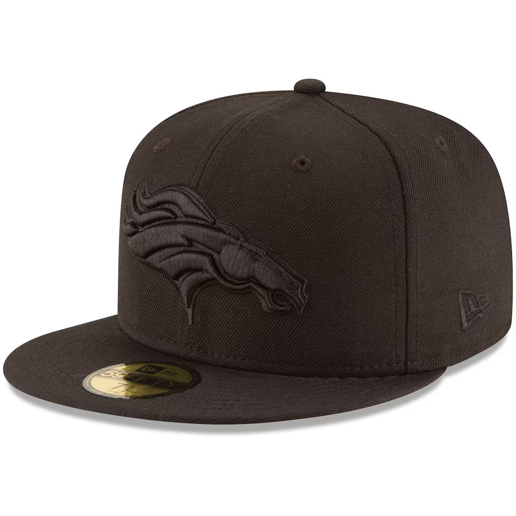 Denver Broncos Blackout New Era 59FIFTY Fitted Hat