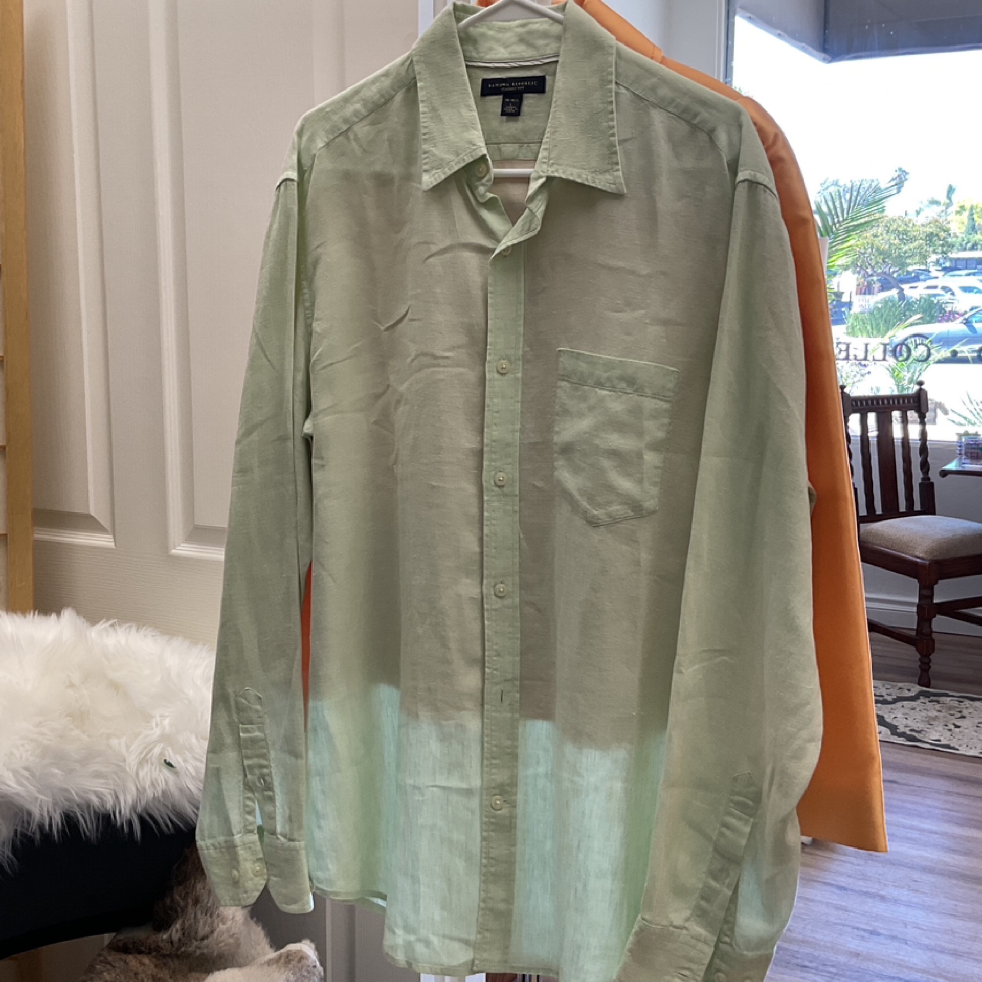 Banana Republic Light Green Shirt (L)