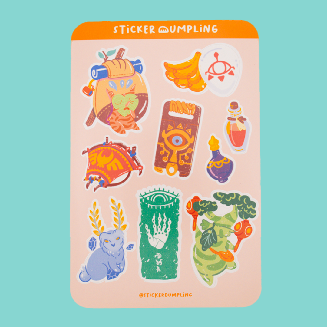 Tears of the Kingdom Sticker Sheet