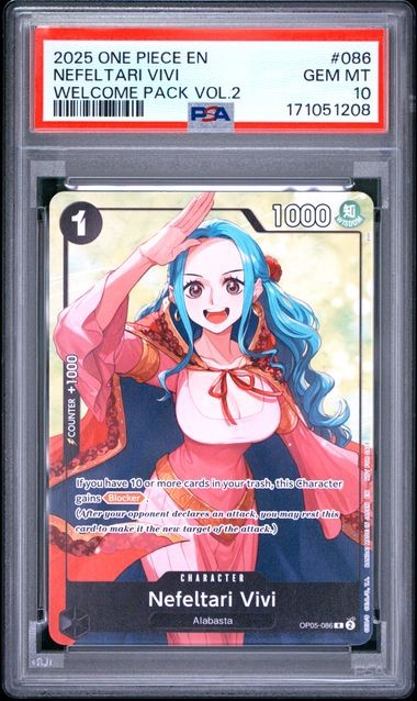 2025 ONE PIECE WELCOME PACK VOL.2 #086 NEFELTARI VIVI