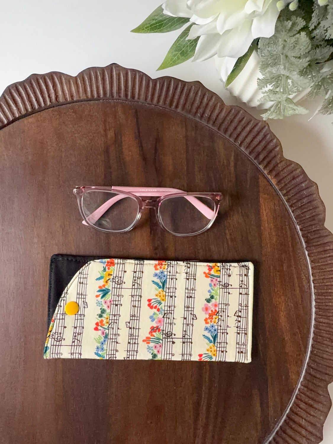 Glasses Case – Music Notes, photo 2 of 3