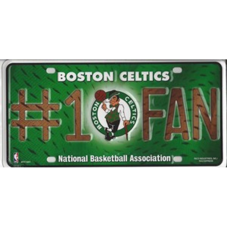 Boston Celtics #1 Fan License Plate