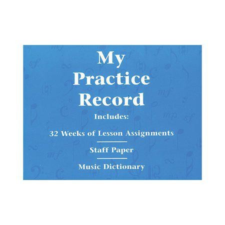 Hal Leonard My Practice Record Book - Includes 32 Weeks of Lesson Assignments and a Music Dictionary