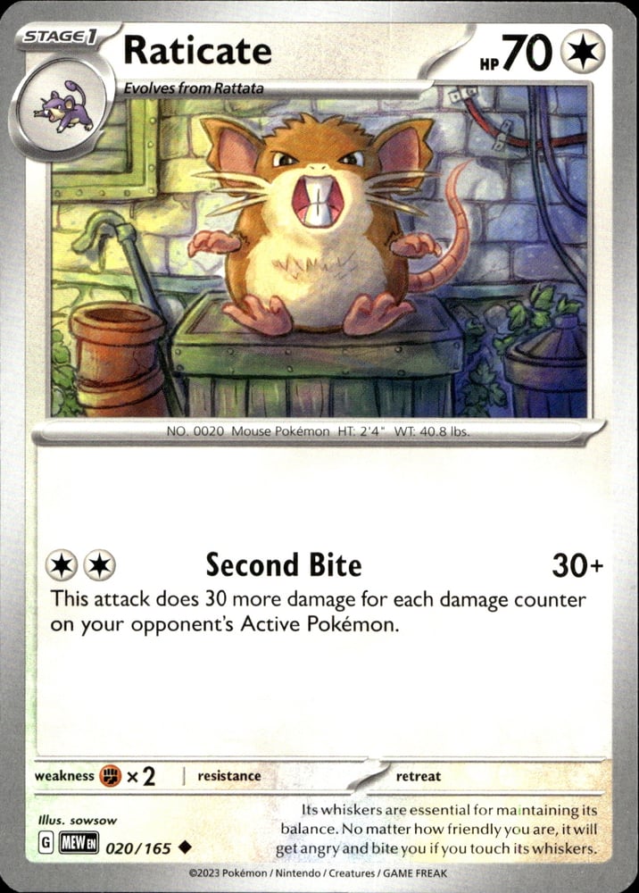 Raticate - SV03.5 20/165
