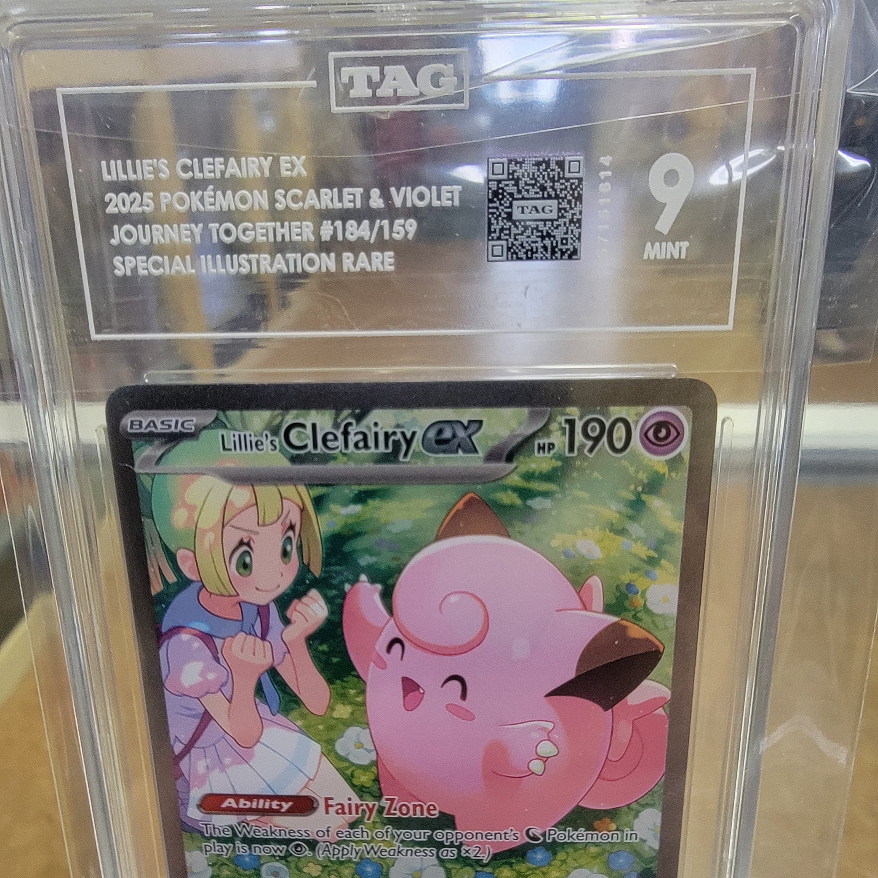Tag 9 Lillie's Clefairy SIR Graded Card