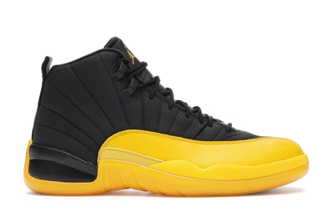 Jordan 12 Retro Black University Gold SIZE 13