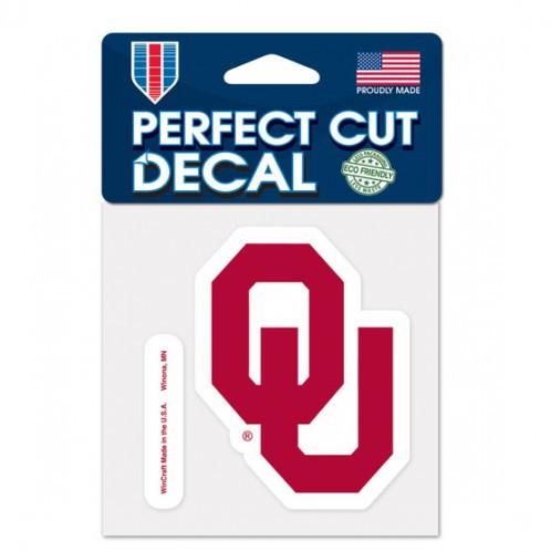 Oklahoma Sooners Perfect Cut Decal 4x4"