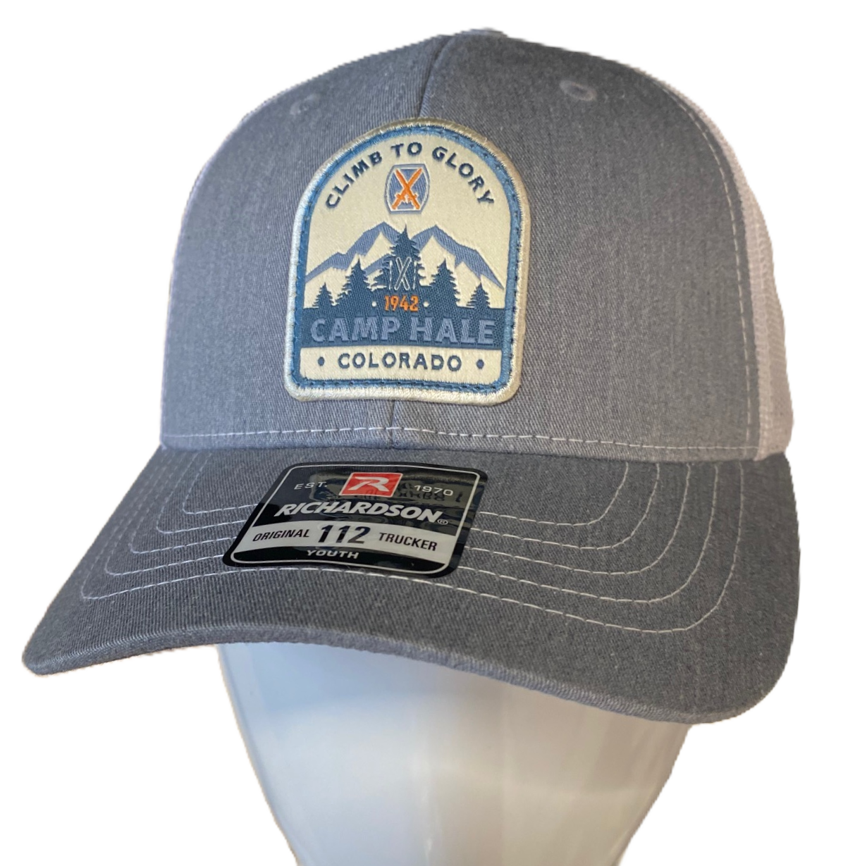 Camp Hale Youth Grey/White Hat Ballcap