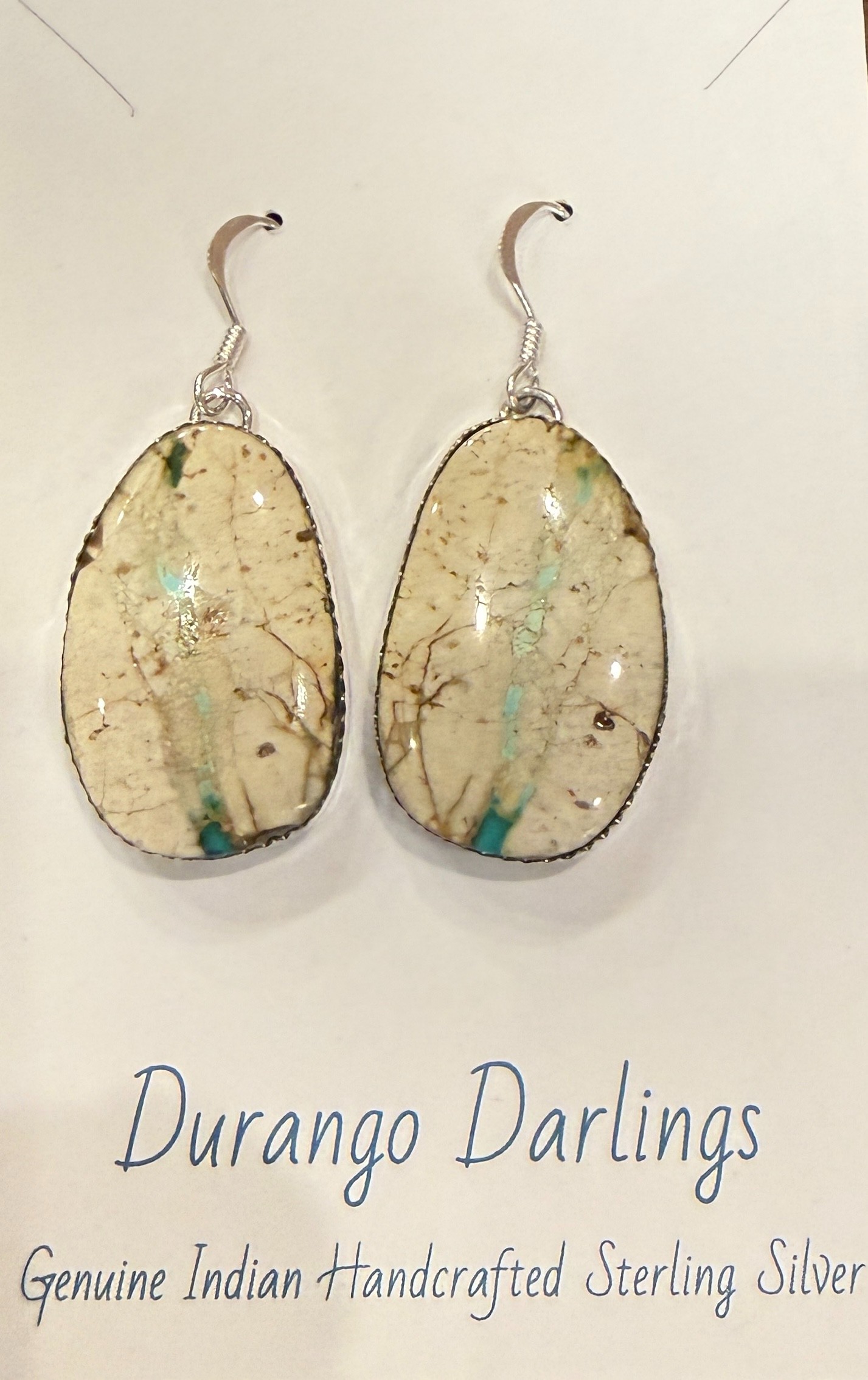 Durango Darlings - Large Buffalo Turquoise Earrings