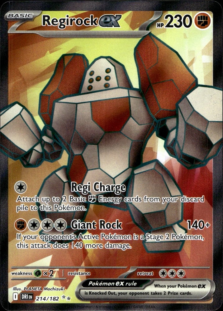 Regirock ex - SV10 214/182