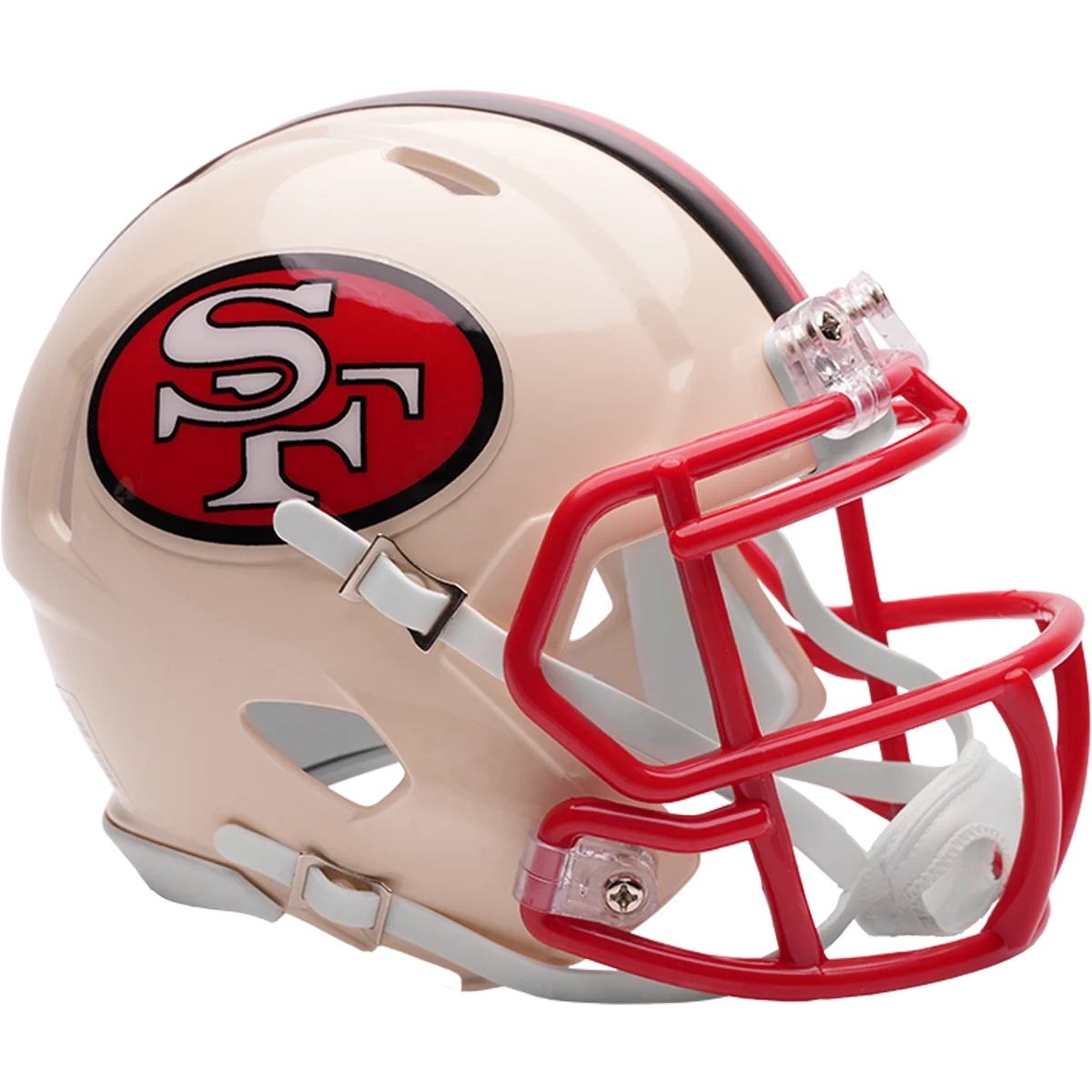 San Francisco 49ers Retro Style Riddell Speed Mini Helmet