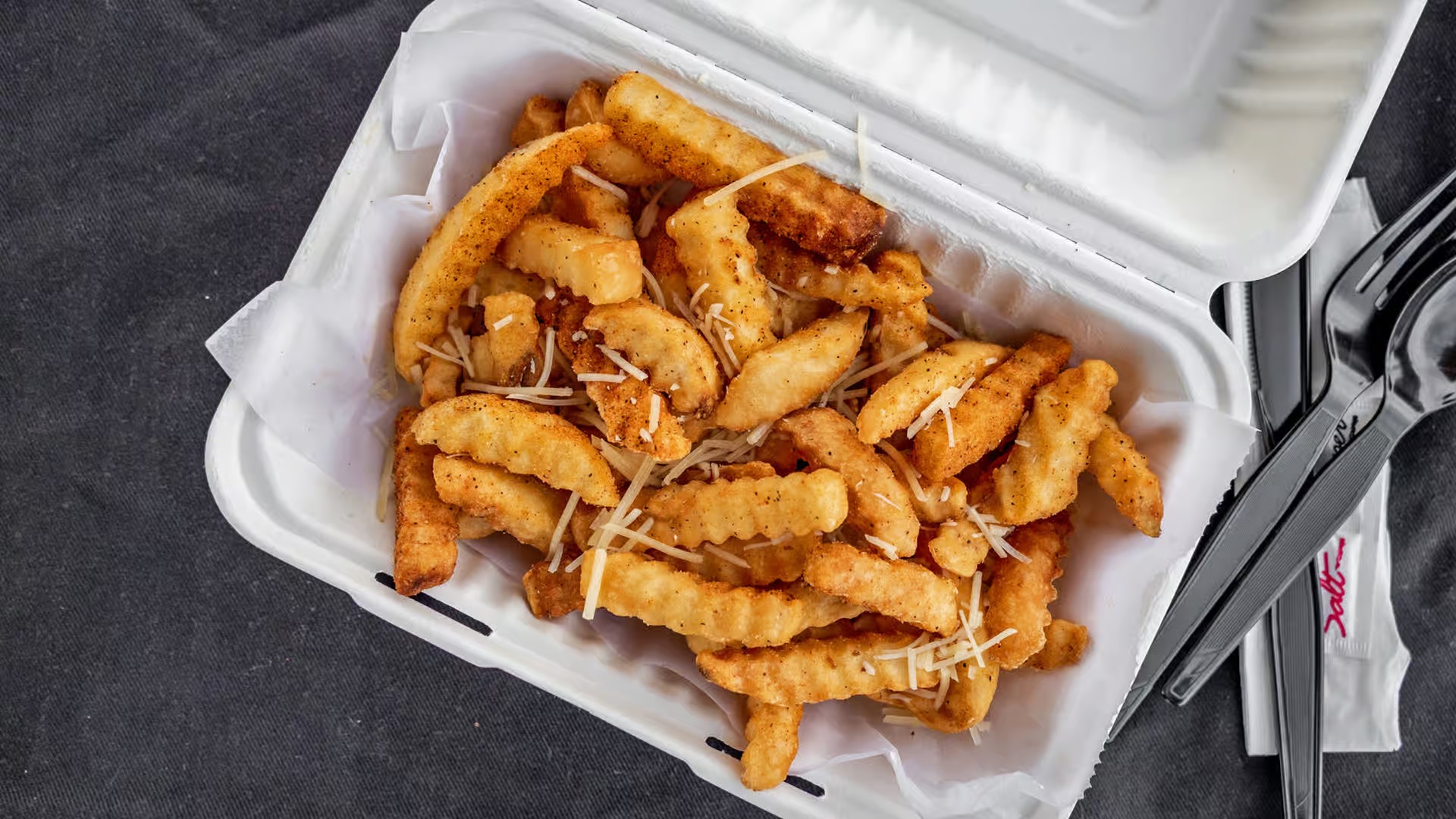 crinkle cut french fries