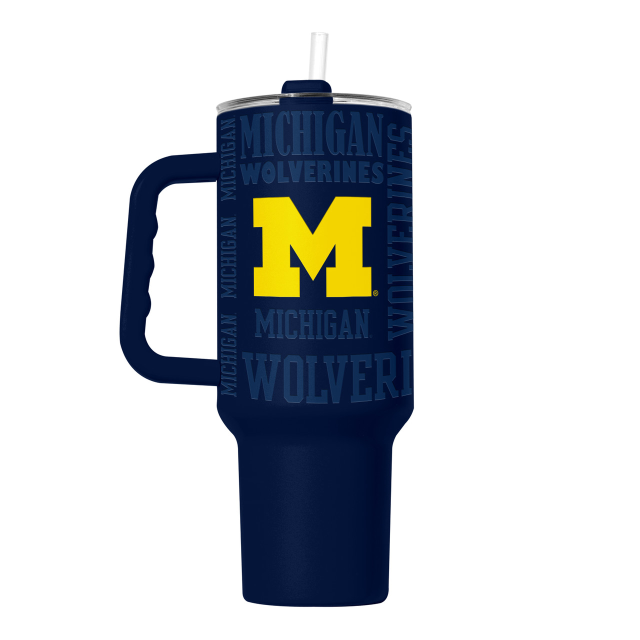Michigan Wolverines Powdercoat Replay Tumbler 40oz