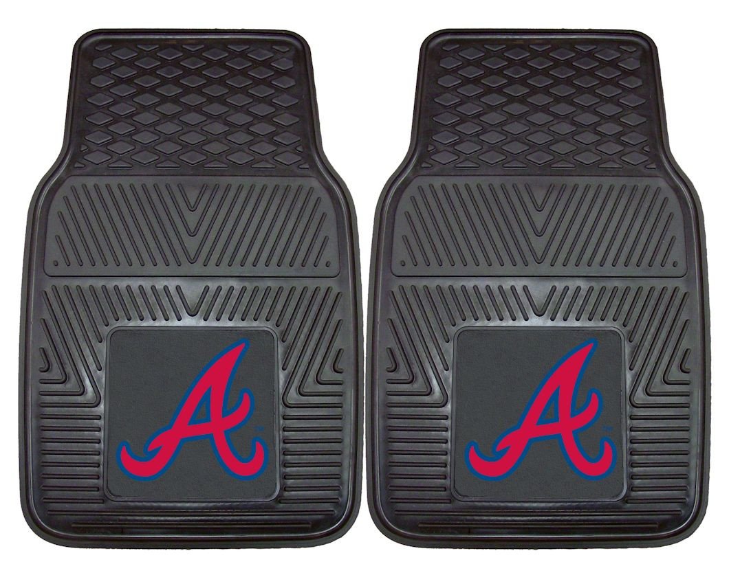 Atlanta Braves Heavy Duty 2-Piece Vinyl Car Mats