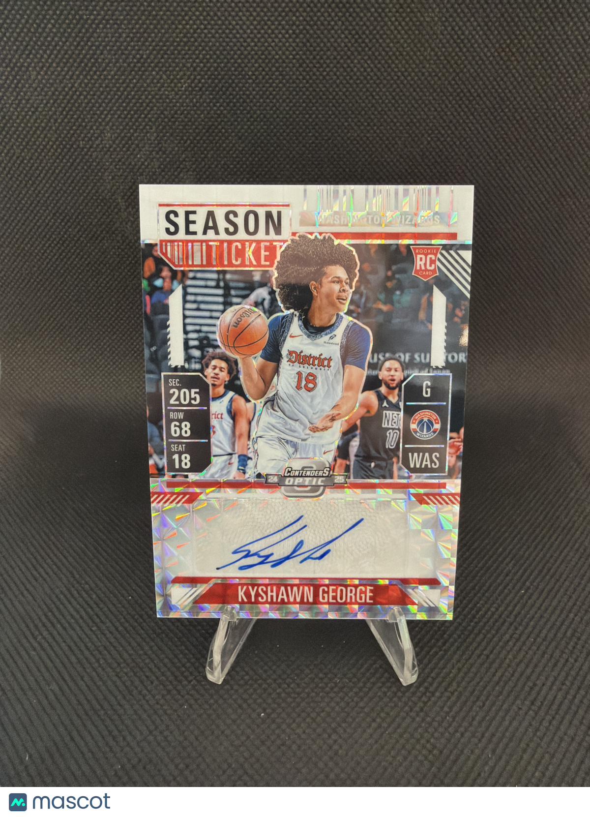 2024 Panini Contenders Optic Mosaic Kyshawn George /25 RC