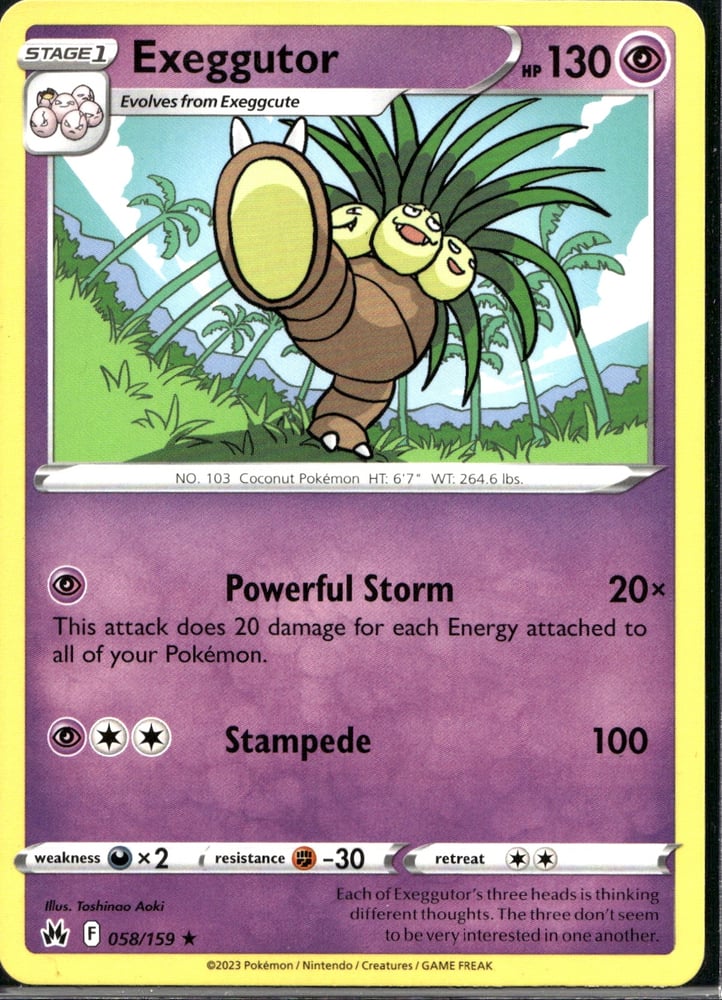 Exeggutor - SWSH12.5 58/159