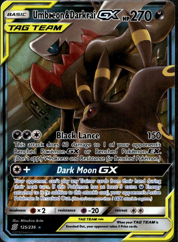 Umbreon & Darkrai GX - SM11 125/236